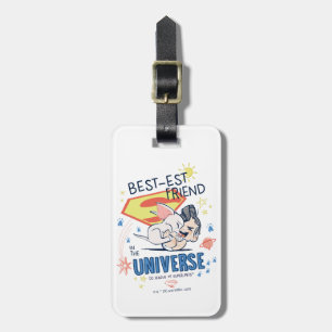 Étiquette À Bagage Krypto & Superman : Le meilleur ami de l'univers