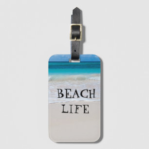 Étiquette À Bagage La belle vie de plage