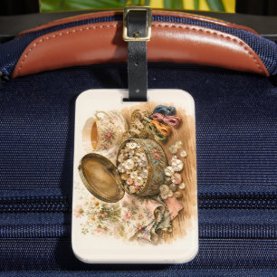 Étiquette À Bagage La Boîte Tin