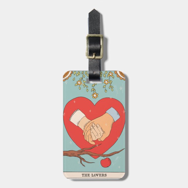 Étiquette À Bagage La carte tarot des Amateurs Majeurs Arcana (Devant Vertical)