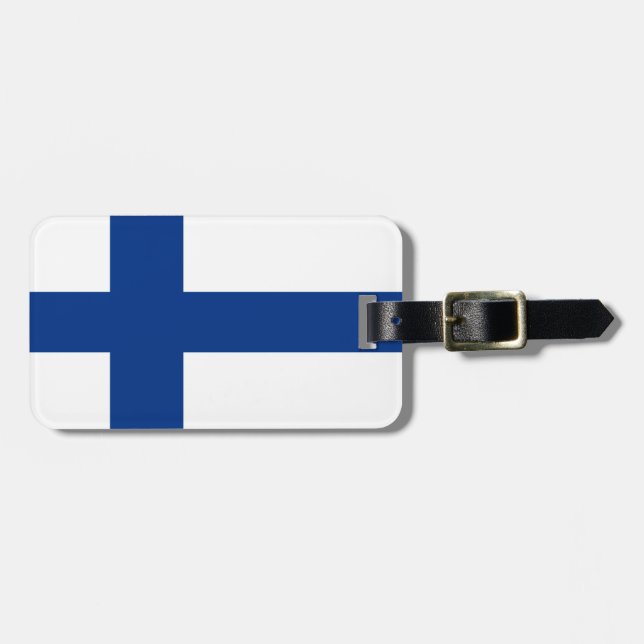 Étiquette À Bagage La Finlande (Devant horizontal)