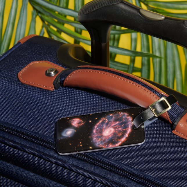 Étiquette À Bagage La Galaxie Cartwheel Et Ses Galaxies Compagnons. (Insitu Rectoal 3)