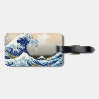 Étiquette À Bagage La grande vague de Kanagawa Katsushika Hokusai