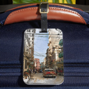 Étiquette À Bagage La Havane de Cuba Vintage Retro City