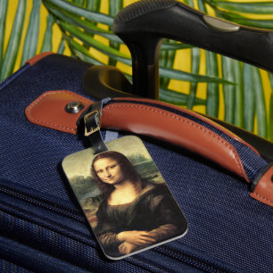 Étiquette À Bagage La Joconde Léonard de Vinci