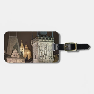 Étiquette À Bagage La nuit des tours de Prague