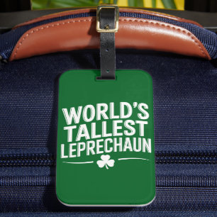 Étiquette À Bagage La plus haute journée Leprechaun St. Patrick
