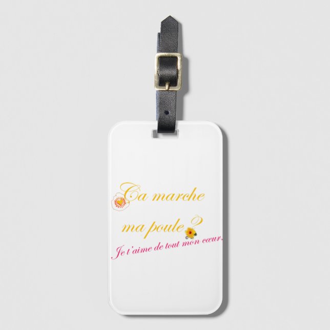 Étiquette À Bagage La pomme-cannelle-Jeux de cartes (Devant Vertical)