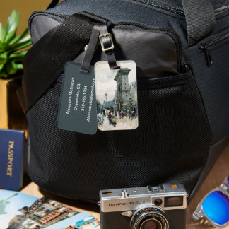 Étiquette À Bagage La Porte de San Denis