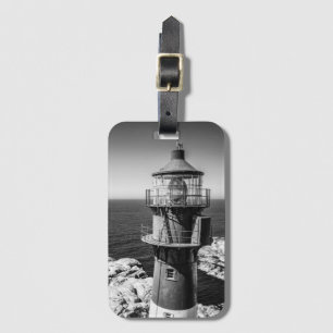 Étiquette À Bagage La salle de lanterne d'un phare   Bømlo Norvège