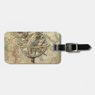 Étiquette À Bagage La vieille Amérique britannique Explorez la carte 