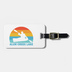 Étiquette À Bagage Lac Alum Creek Ohio Kayak
