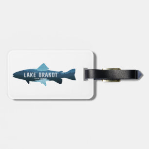 Étiquette À Bagage Lac Brandt North Carolina Fish