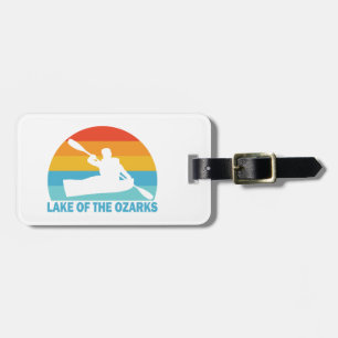 Étiquette À Bagage Lac Des Ozarks Missouri Kayak