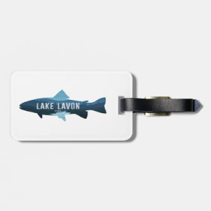 Étiquette À Bagage Lac Lavon Texas Fish