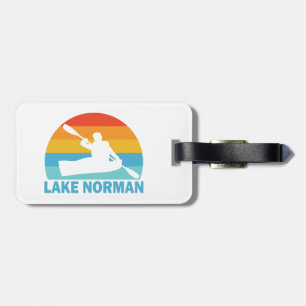 Étiquette À Bagage Lac Norman Caroline du Nord Kayak