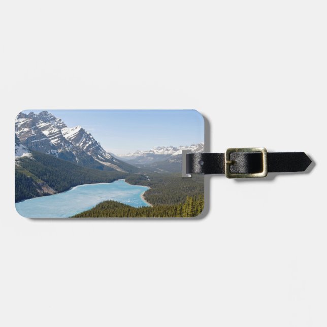 Étiquette À Bagage Lac Peyto - Parc national Banff, Alberta, Canada (Devant horizontal)