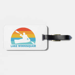 Étiquette À Bagage Lac Winnisquam New Hampshire Kayak