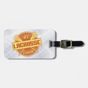 Étiquette À Bagage Lacrosse Coach Orange Jaune Bagage
