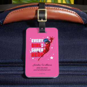 Étiquette À Bagage Ladybug Every Girl est un super héros