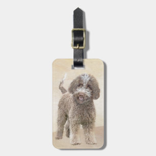 Étiquette À Bagage Lagotto Romagnolo Peinture - Cute Original Chien A