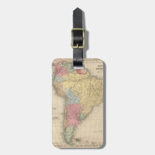 Étiquette À Bagage L'Amérique du Sud.