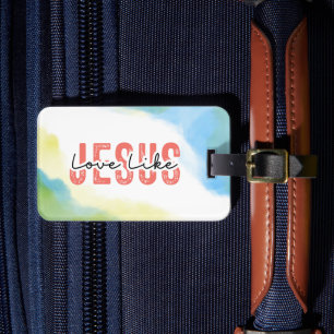 Étiquette À Bagage L'amour comme Jésus Inspirationnel Citation chréti