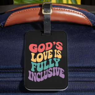 Étiquette À Bagage L'Amour de Dieu est entièrement inclusif Christian