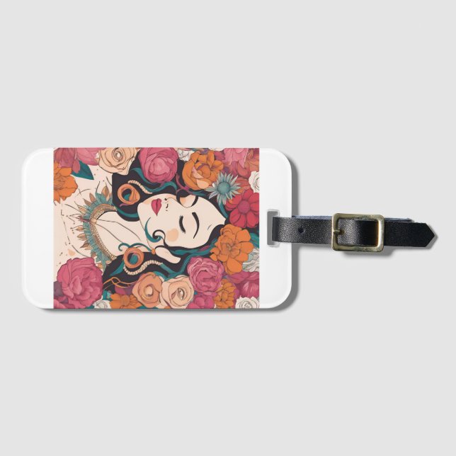 Étiquette À Bagage L'amour et l'autonomisation (Devant Horizontal)