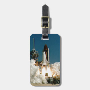 ÉTIQUETTE À BAGAGE LANCEMENT DE NAVETTE SPATIALE - PHOTO DE LA NASA