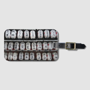 Étiquette À Bagage Lanterns japonais