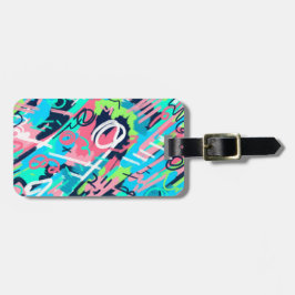 Étiquette À Bagage L'art Abstrait