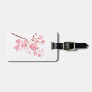 Étiquette À Bagage l'art en fleurs de cerisier