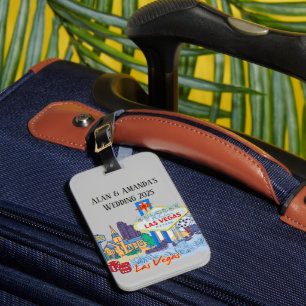 Étiquette À Bagage Las Vegas personnalisé