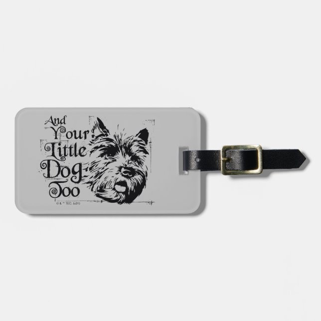Étiquette À Bagage L'Assistant D'Oz™ | Et Ton Petit Chien Aussi (Devant horizontal)