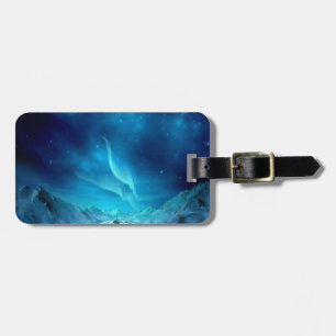 Étiquette À Bagage L'aurore Borealis