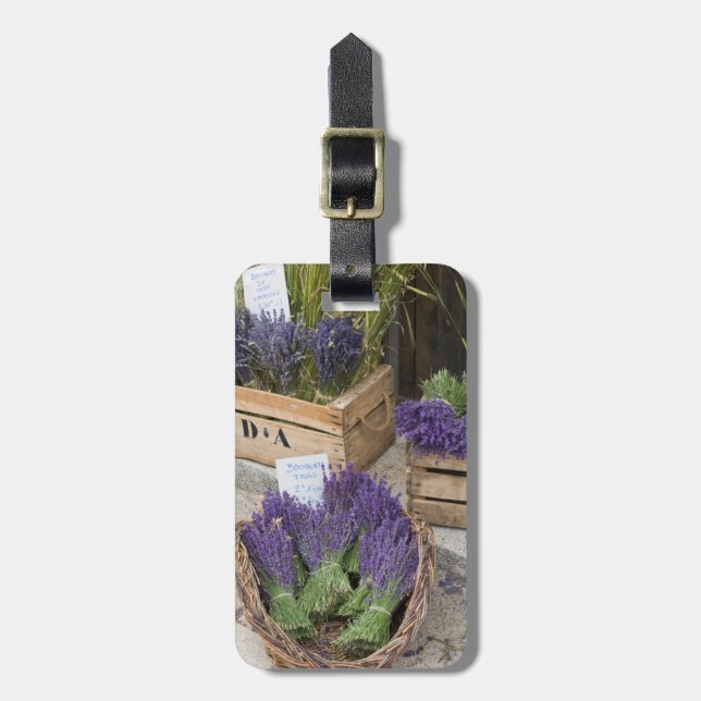 Étiquette À Bagage Lavendar à vendre, Provence, France (Devant Vertical)