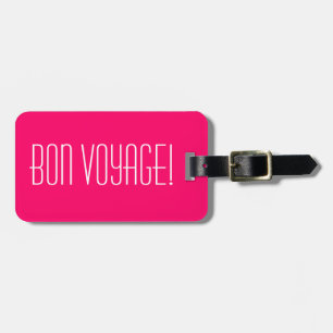 Étiquette À Bagage Le bagage mignon étiquette avec le voyage de fève