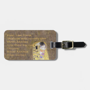 Étiquette À Bagage Le baiser par art Nouveau Jugendstil C de Gustav