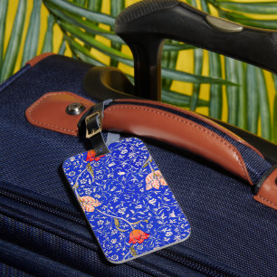 Étiquette À Bagage Le célèbre motif de Medway de William Morris
