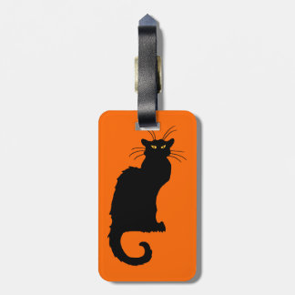 Étiquette À Bagage Le Chat Noir
