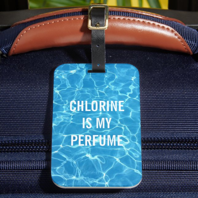 Étiquette À Bagage Le Chlorine Est Mon Parfum (Insitu Rectoal 2)