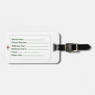 Étiquette À Bagage Le Claddagh (couleur complète)