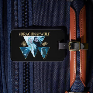 Étiquette À Bagage Le Dragon et le Wolf Daenerys & Jon Graphic