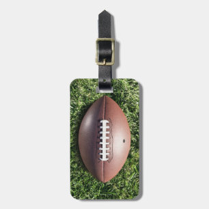 Étiquette À Bagage Le football sur l'herbe