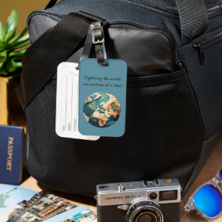 Étiquette À Bagage Le Globe de World Explorer