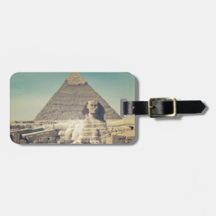 Étiquette À Bagage Le grand sphinx de Gizeh