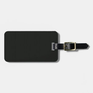 Étiquette À Bagage Le gris noir vide simple do-it-yourself ajoutent