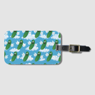 Étiquette À Bagage Le Humour alimentaire des chicots de concombre amu