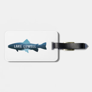 Étiquette À Bagage Le lac Lowell Idaho Poissons